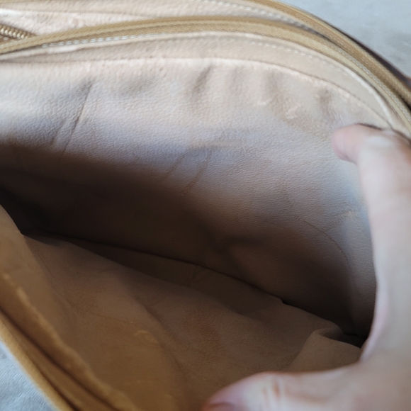 Vintage GUCCI Micro GG Canvas Cross body Shoulder Bag PVC Leather Beige - Picture 10 of 16